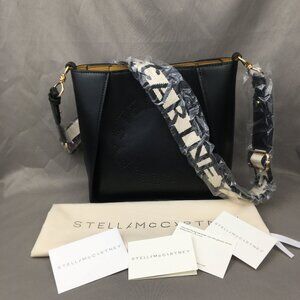 NWT Stella McCartney Logo Crossbody Bag Black